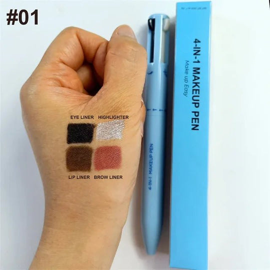 (1 + 1 Free)GlamourStrokes: All-in-One Makeup Mastery - Beumoon