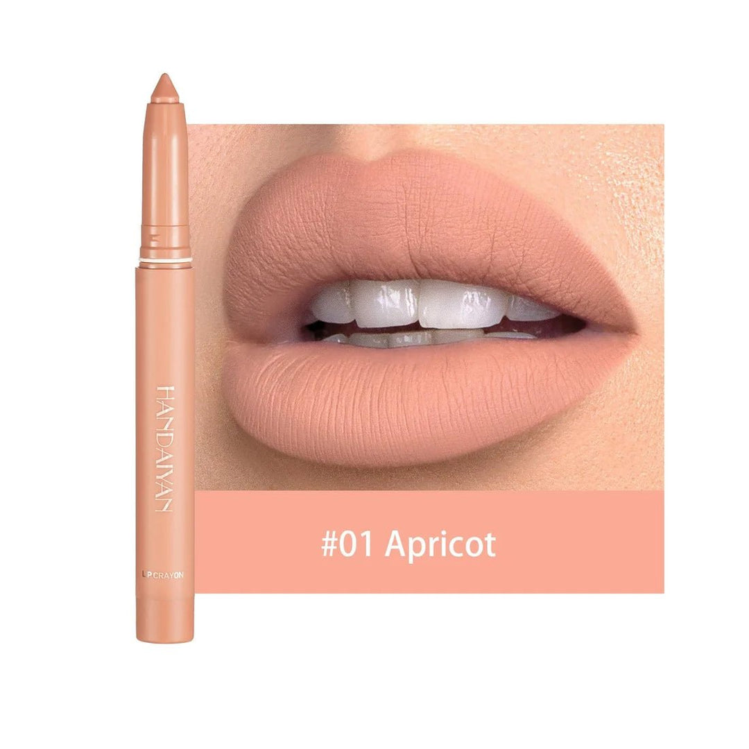 12 Color HANDAIYAN Rotating Sharpenable Matte Lipstick Pencils - beumoonshop