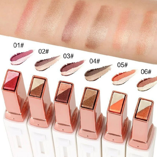 Double Color Glitter Eye shadow Stick - beumoonshop