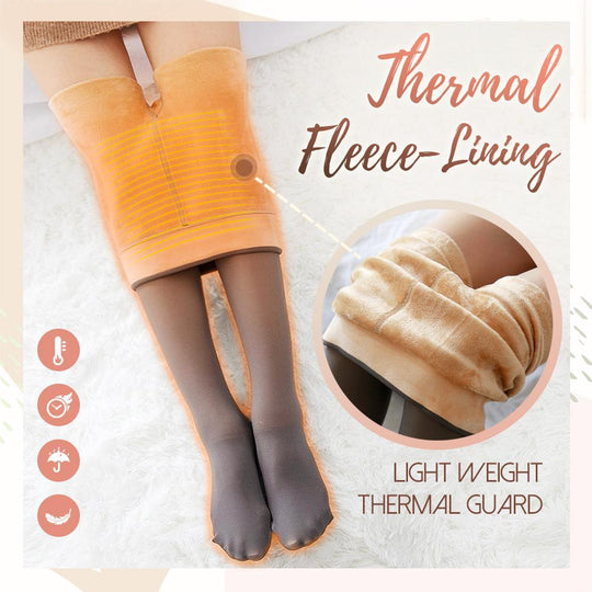 Flawless Legs Translucent Fleece Pantyhose - beumoonshop