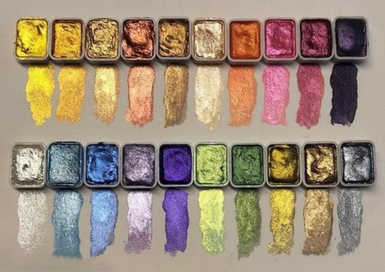 LustrousArt: Pearlescent Gouache Pigments - Beumoon