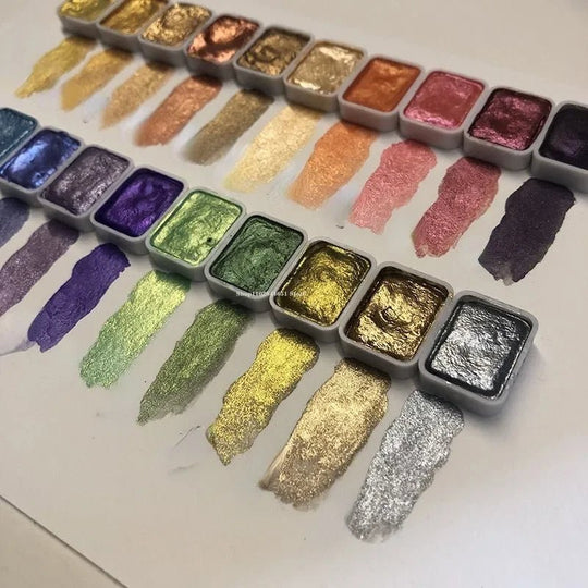 LustrousArt: Pearlescent Gouache Pigments - Beumoon