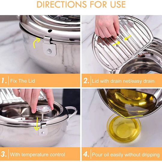 Master Fryer with Thermometer - Beumoon