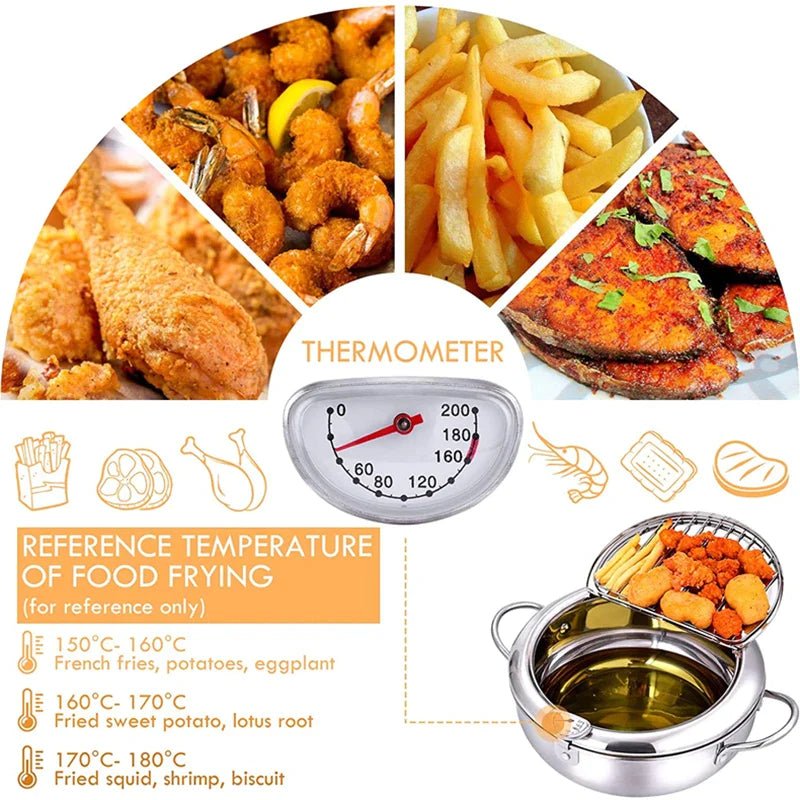 Master Fryer with Thermometer - Beumoon