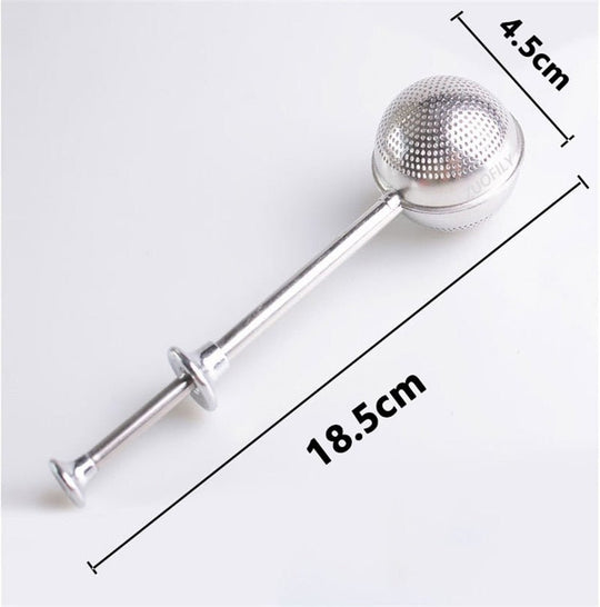Stainless Steel Long-Handle Tea Filter - beumoonshop