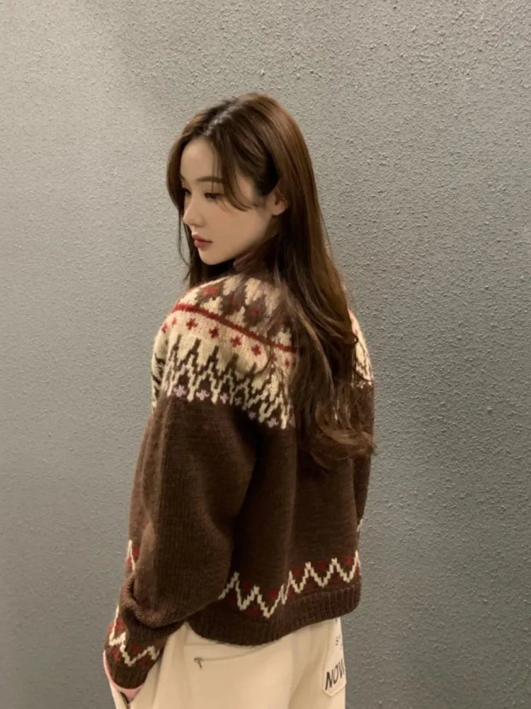 Winter Retro Cardigan - beumoonshop